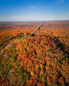 View of Copper Peak in the Fall